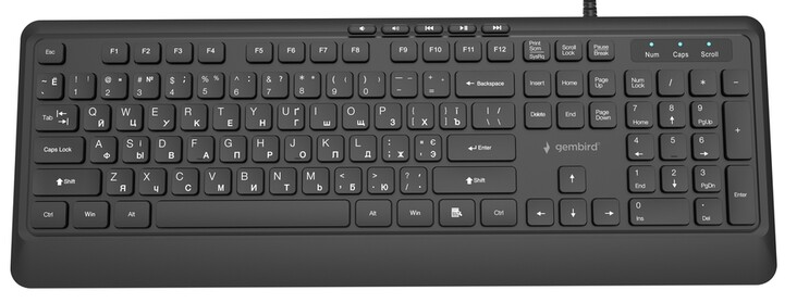 Клавиатура Gembird KB-MCH-05-CYRL Black фото №4