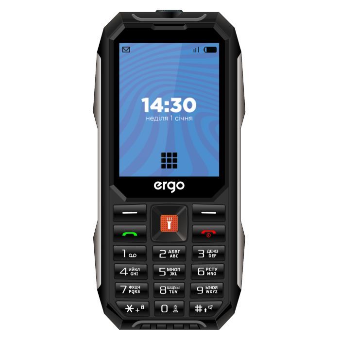 Мобильный телефон Ergo E283 Black фото №2