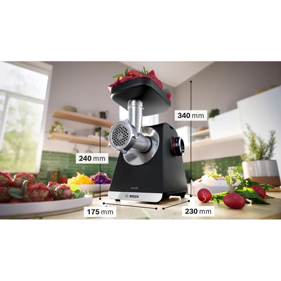 Мясорубка Bosch MFWS682B фото №6