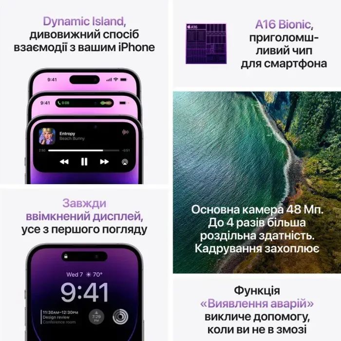 Смартфон Apple iPhone 14 Pro 256GB Space Black (REF EKO Esim) фото №8