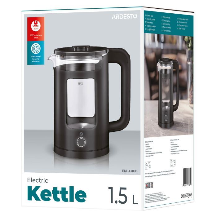 Электрический чайник Ardesto EKL-T31GB фото №7