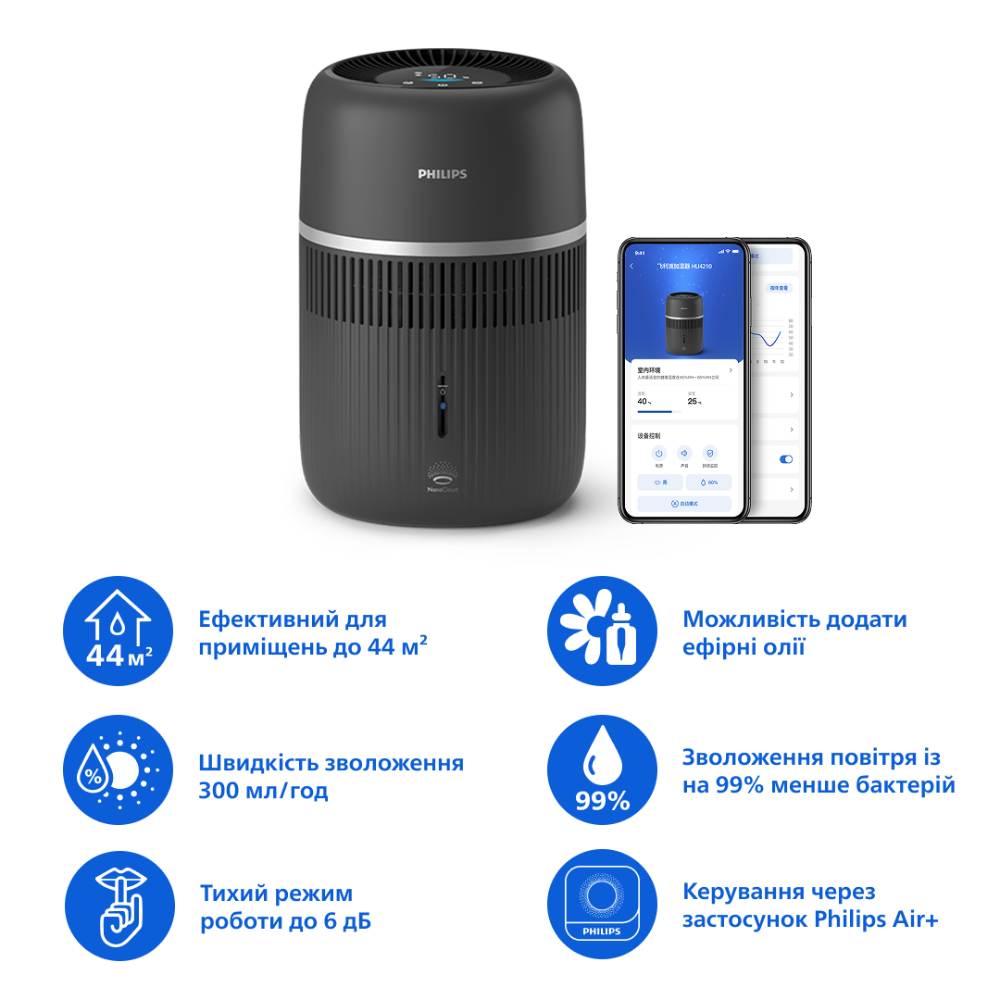 Зволожувач повітря Philips HU4210/03 фото №9