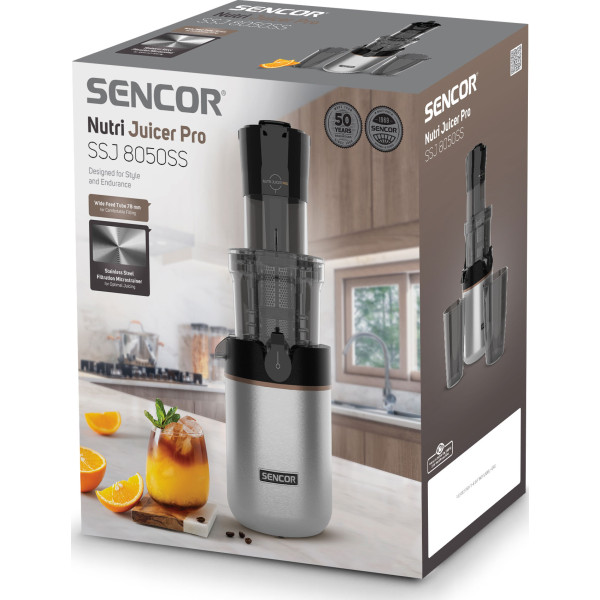 Соковитискач Sencor SSJ8050SS фото №13