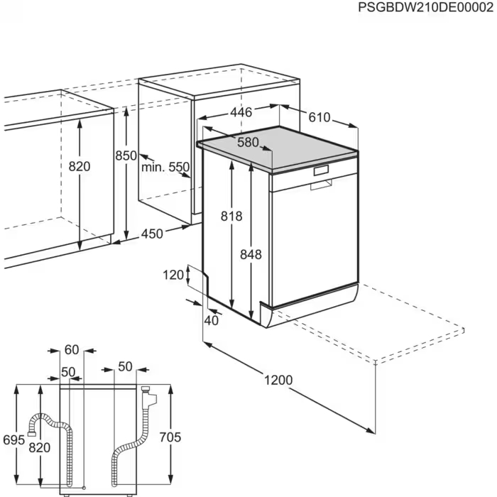 Посудомойная машина Electrolux ESS64321SX фото №12