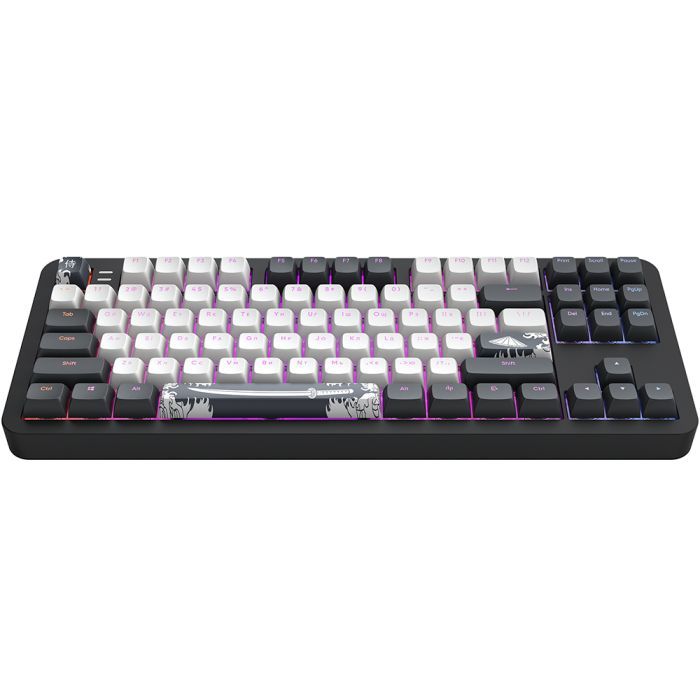 Клавиатура DARK PROJECT ALU87 Bushido ABS RGB Mech G3MS Moonstone Black/White (DPKB_BUSHIDO_87_ANSI_UA) фото №8