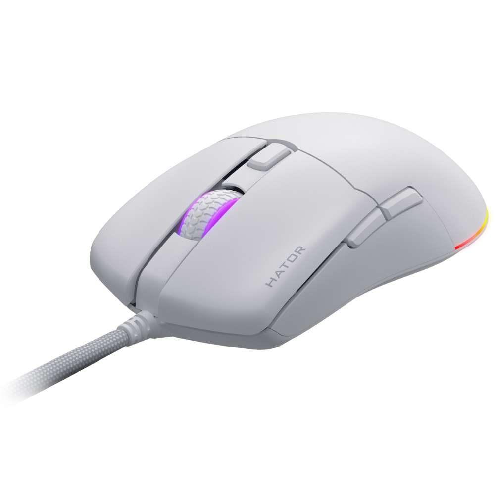 Комп'ютерна миша HATOR Pulsar 3 USB White (HTM611) фото №2