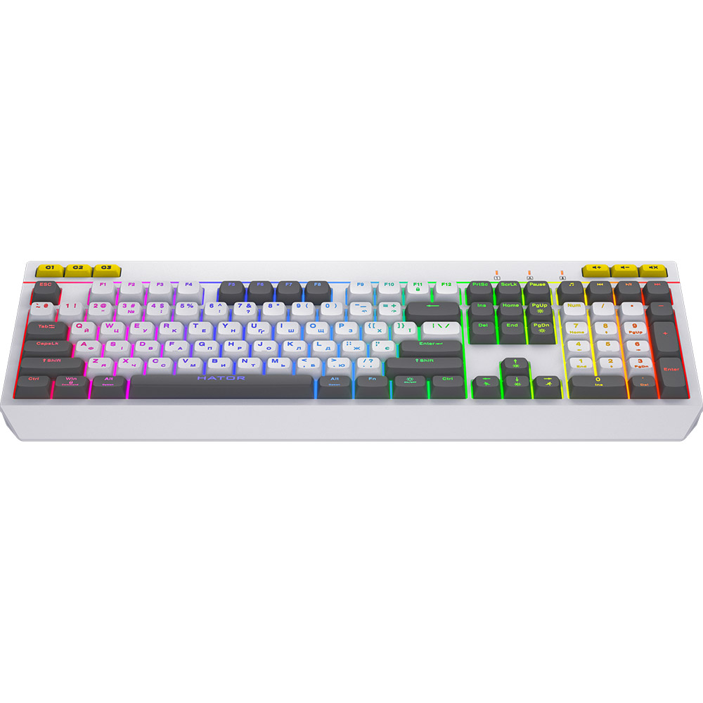 Клавиатура HATOR Icefall USB White (HTK405UA) фото №2