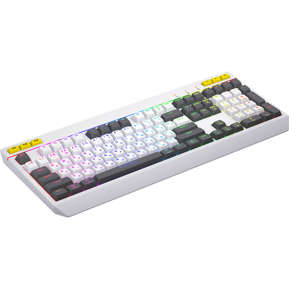Клавиатура HATOR Icefall USB White (HTK405UA) фото №3