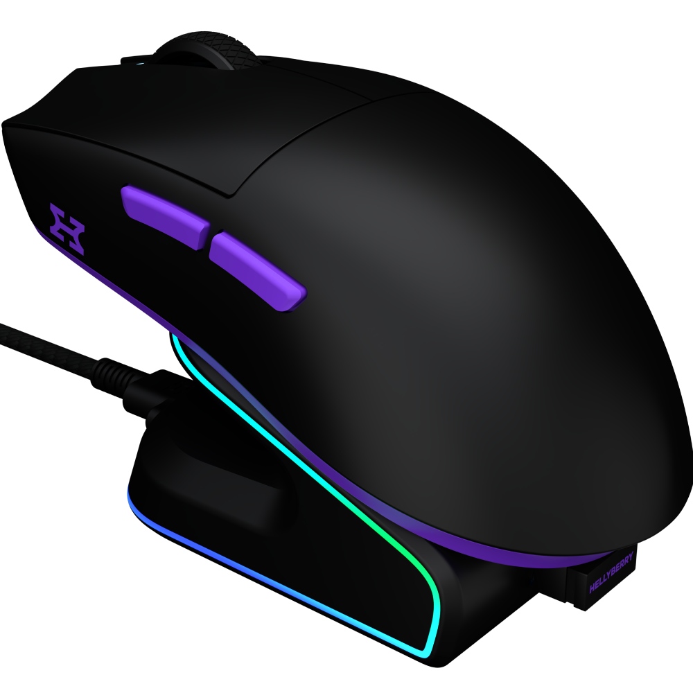 Комп'ютерна миша HATOR Hellyberry HM47 Wireless Black/Violet (HM47_black_violet)