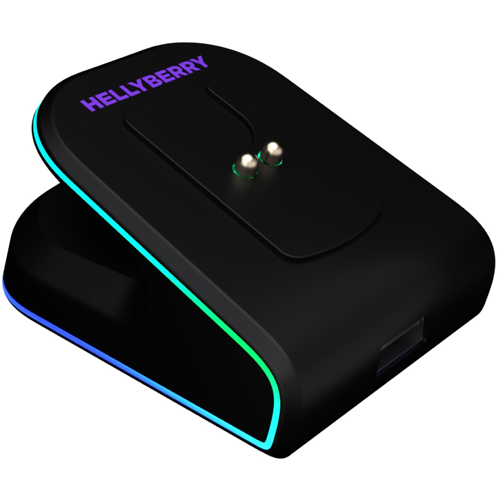 Комп'ютерна миша HATOR Hellyberry HM47 Wireless Black/Violet (HM47_black_violet) фото №8