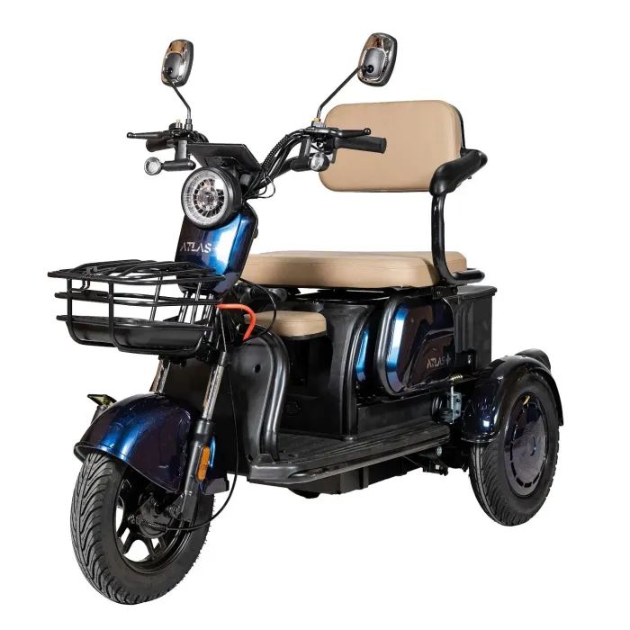 Електроскутер Atlas Elegant Trike 800W Cyan Blue фото №2