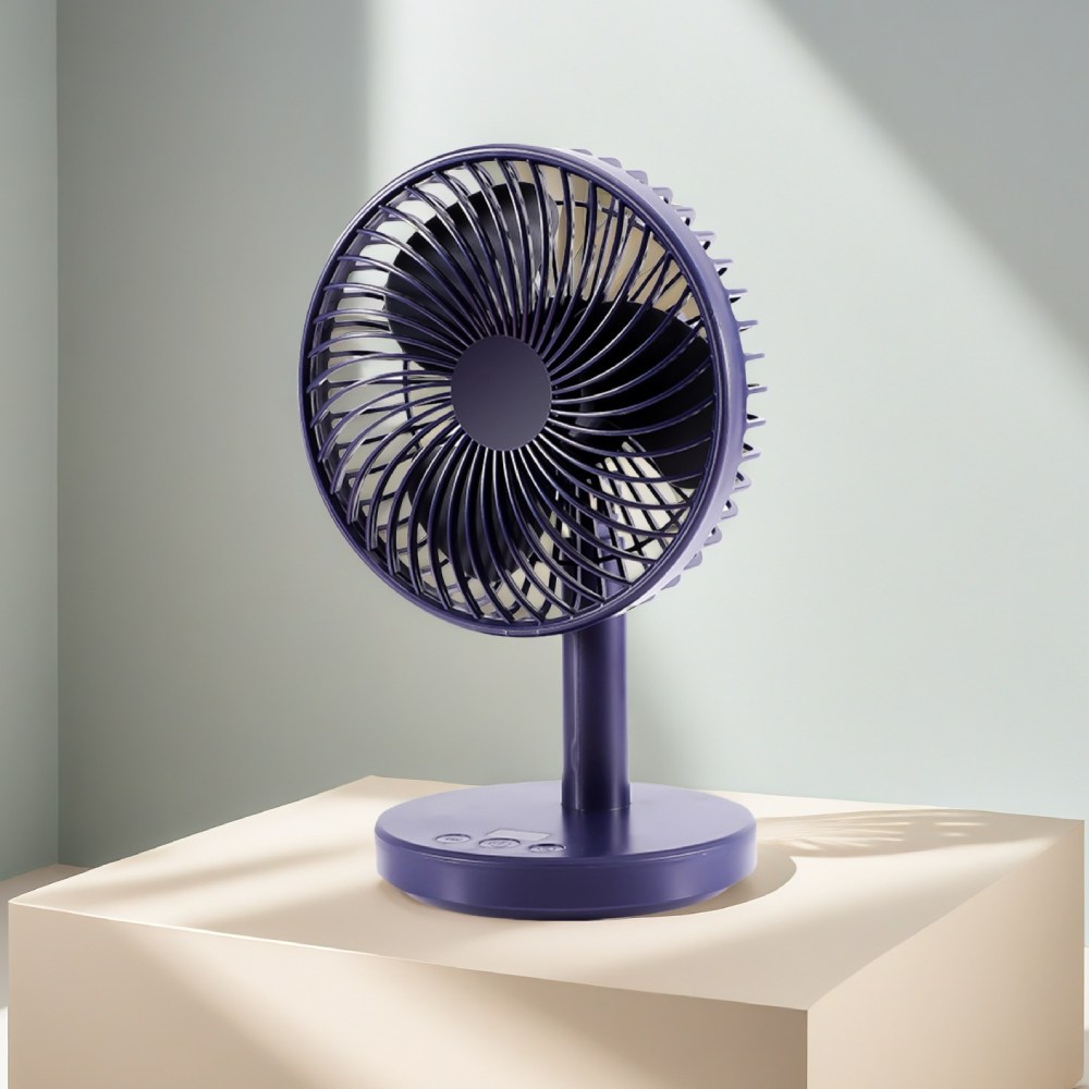 Вентилятор Jile Desktop small fan 01 Dark Blue фото №3