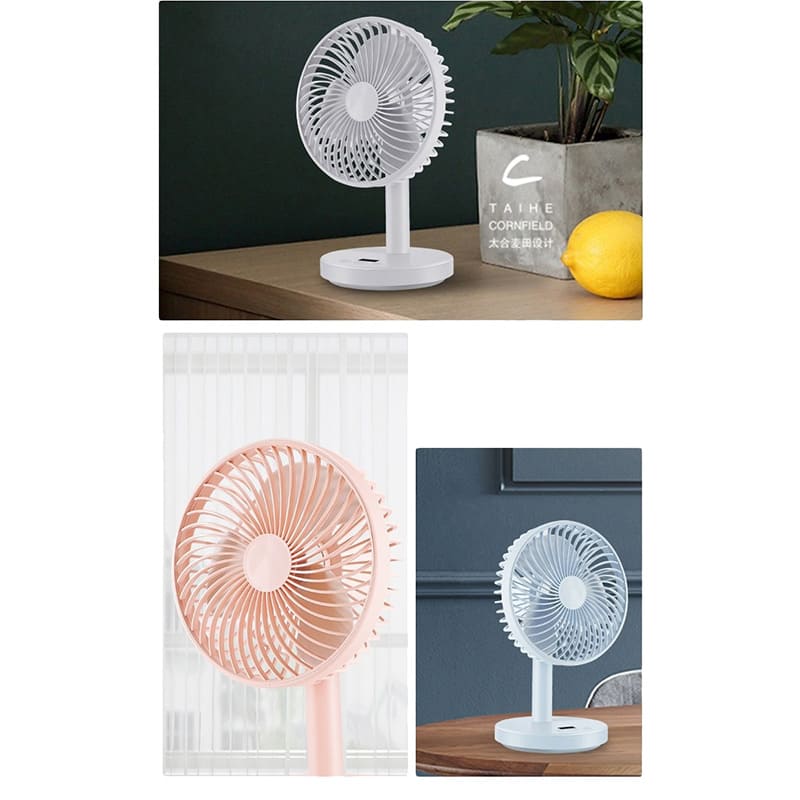 Вентилятор Jile Desktop small fan 01 Pink фото №4