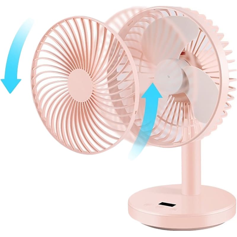 Вентилятор Jile Desktop small fan 01 Pink фото №3