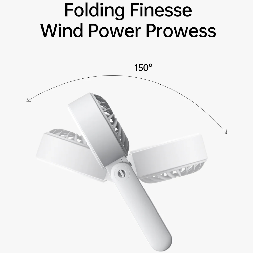 Вентилятор Jisulife Handheld Fan 7 grey фото №11