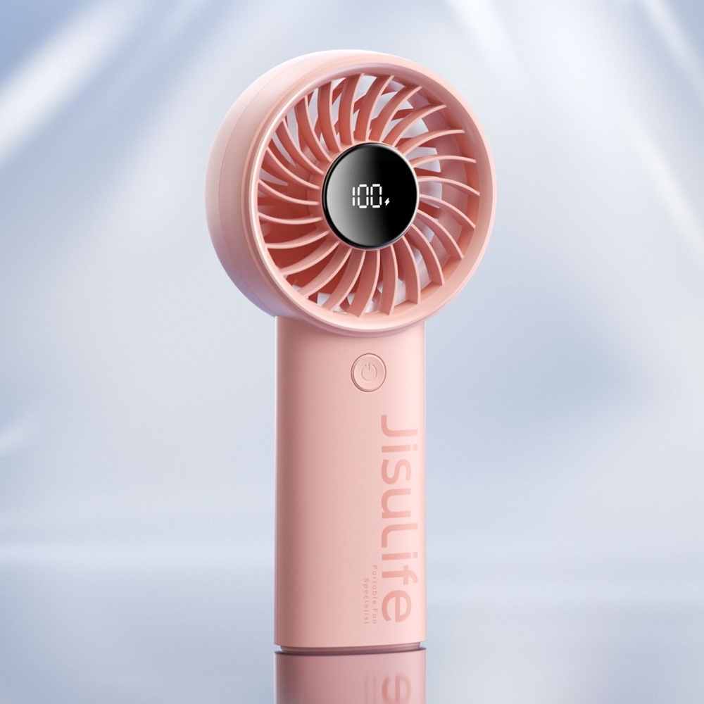 Вентилятор Jisulife Handheld Fan Life 4 (3600mAh) Pink фото №7