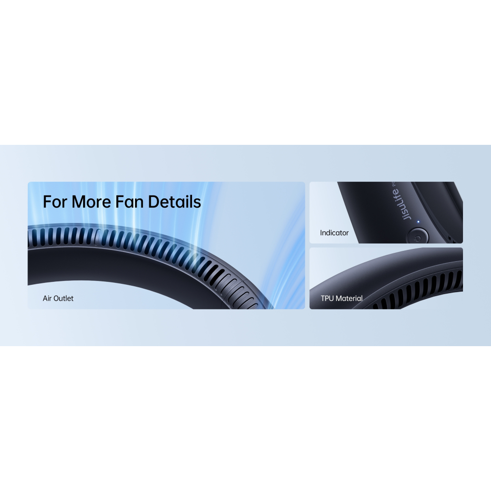 Вентилятор Jisulife Neck Fan Life3 FA14 blue фото №8