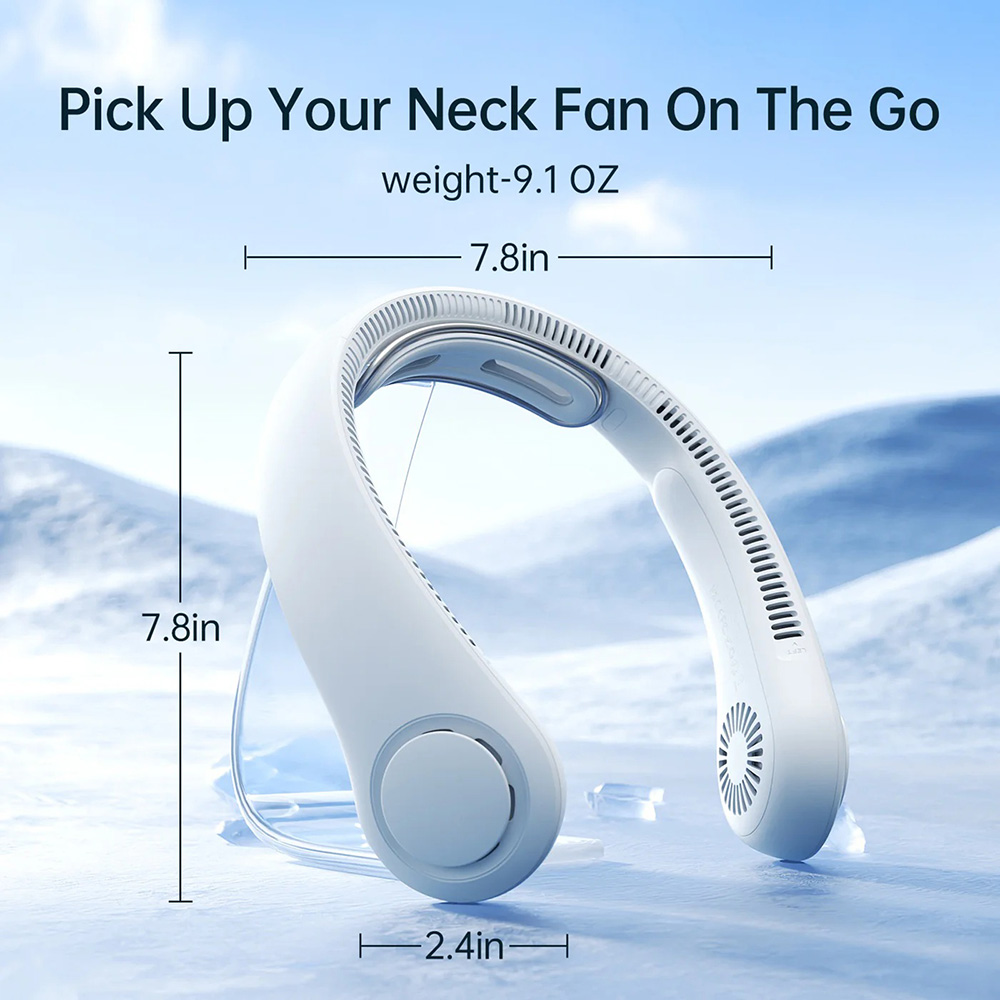 Вентилятор Jisulife Neck Fan Life4 grey фото №4