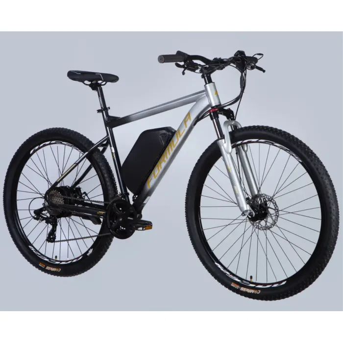 Электровелосипед Formula 29" eF-1 DD CS рама-21" 48B 17.5А*г 500Вт 2026 сріблясто-чорний (ELB-FR-29-256) фото №2