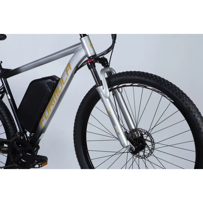 Электровелосипед Formula 29" eF-1 DD CS рама-21" 48B 17.5А*г 500Вт 2026 сріблясто-чорний (ELB-FR-29-256) фото №4