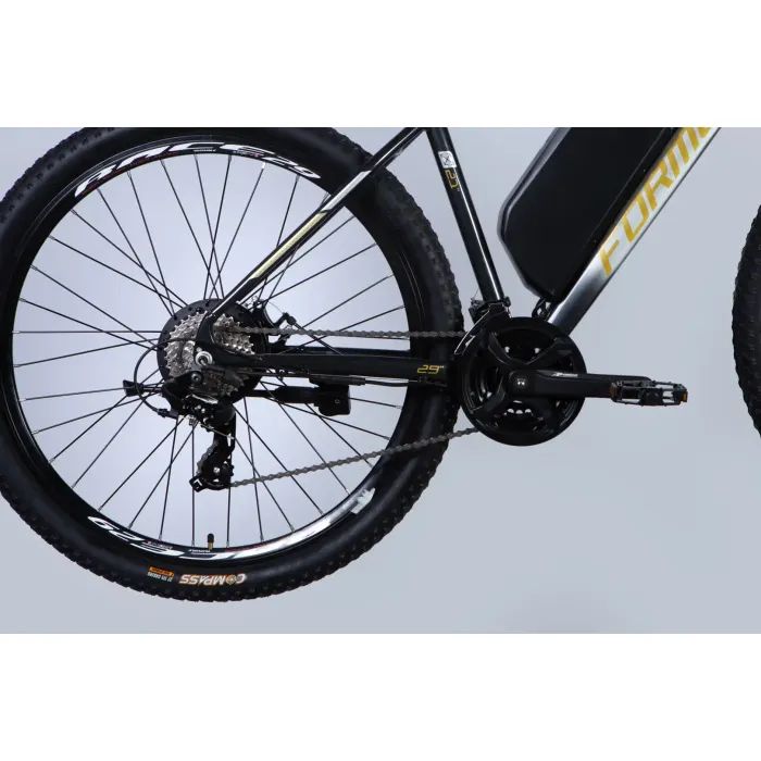 Электровелосипед Formula 29" eF-1 DD CS рама-21" 48B 17.5А*г 500Вт 2026 сріблясто-чорний (ELB-FR-29-256) фото №5