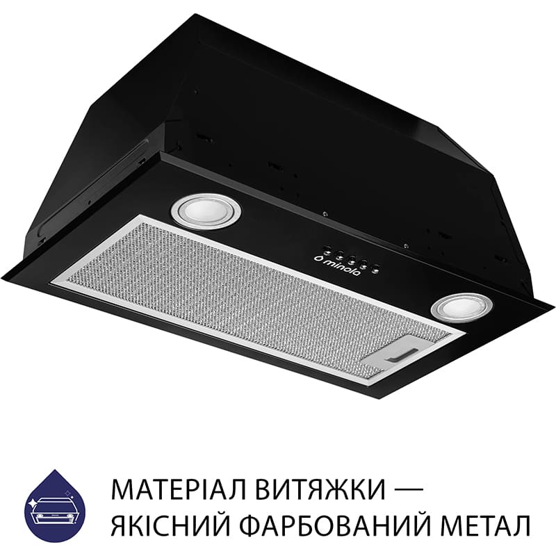 Вытяжка Minola HBI 5722 BL 1200 LED фото №2
