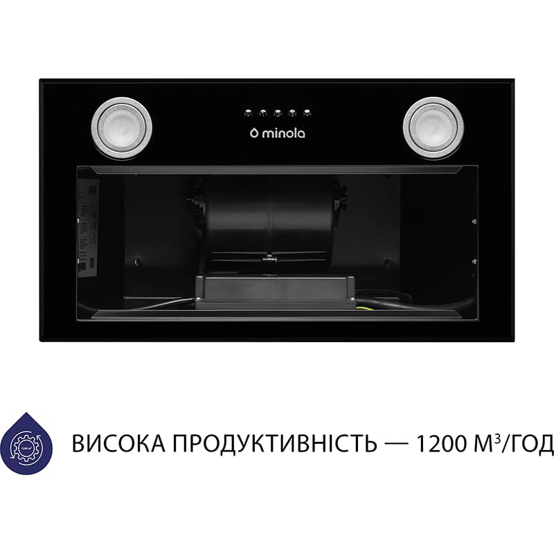 Вытяжка Minola HBI 5722 BL 1200 LED фото №5