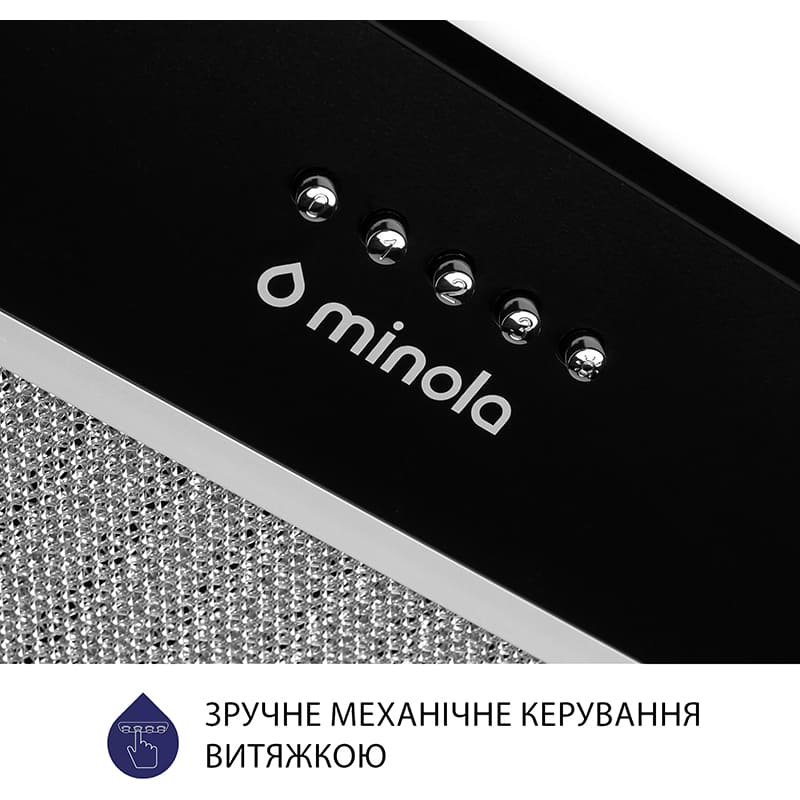Вытяжка Minola HBI 5722 BL 1200 LED фото №7