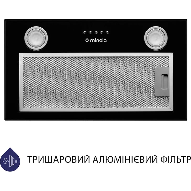 Вытяжка Minola HBI 5722 BL 1200 LED фото №4
