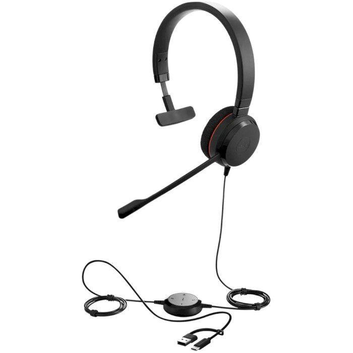 Навушники Jabra Evolve 20 MS USB C/A Mono (4993-823-169) фото №2