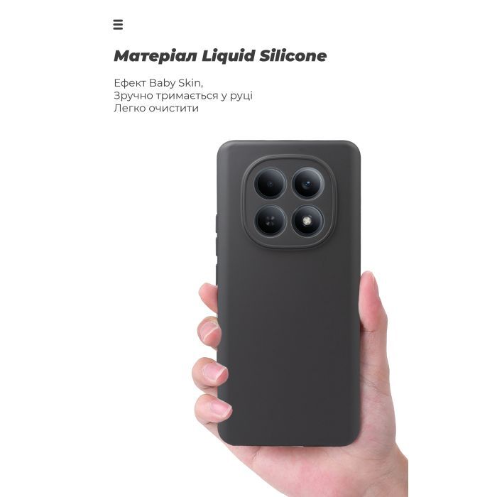 Чохол для телефона Armorstandart ICON для Xiaomi Redmi Note 15 4G / Note 15 5G / Poco M8 5G Camera cover Black (ARM89705) фото №7