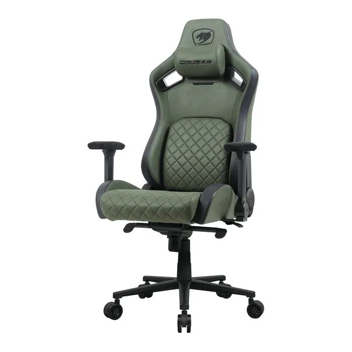Геймерське крісло Cougar Defensor S Navy Blue F, зелений фото №3