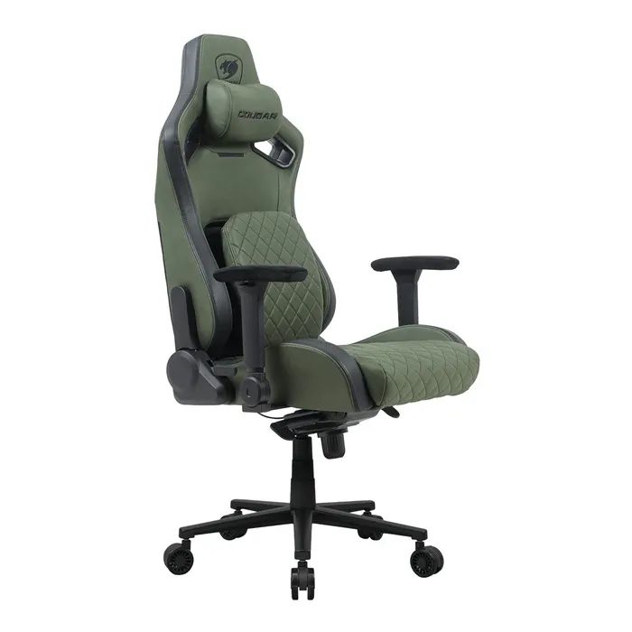 Геймерське крісло Cougar Defensor S Navy Blue F, зелений фото №4