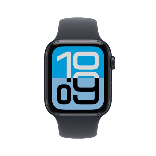 Смарт-годинник Apple Watch SE 3 GPS 44mm Midnight Aluminium Case with Midnight Sport Band - M/L фото №2