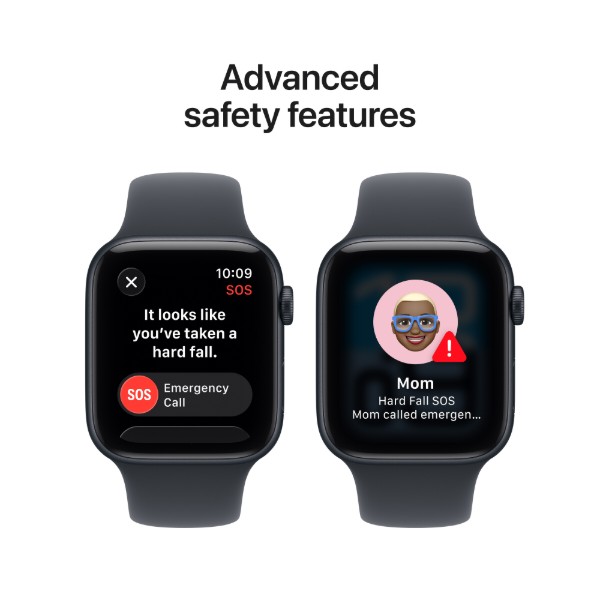 Смарт-годинник Apple Watch SE 3 GPS 44mm Midnight Aluminium Case with Midnight Sport Band - M/L фото №7