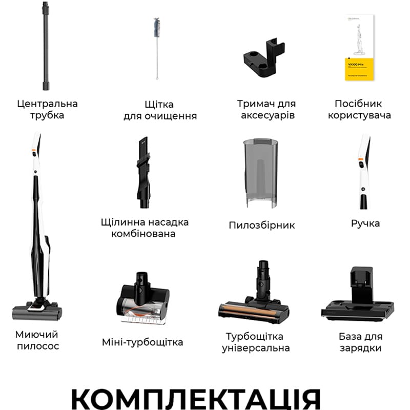 Пилосос акумуляторний Deerma VX300 MIX фото №3
