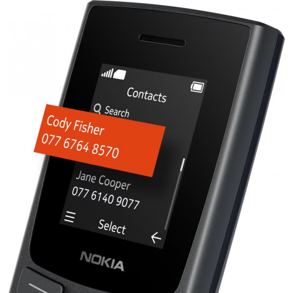 Мобильный телефон Nokia 110 DS 2023 Charcoal фото №6