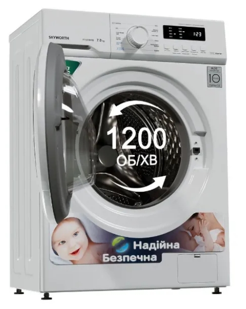 Пральна машина  Skyworth F70209WB фото №4