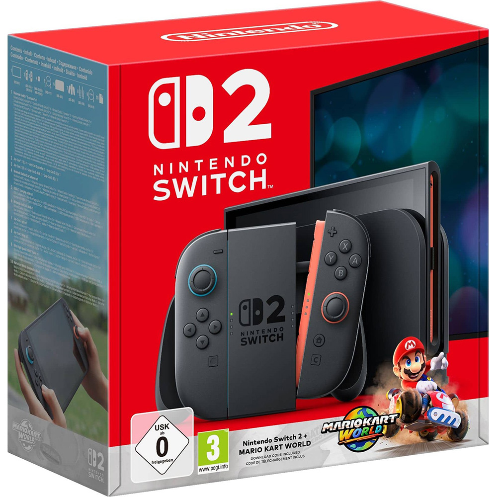 Игровая приставка GamesSoftware Switch 2 Console 256 ГБ Mario Kart World Bundle (0045496321529) фото №13