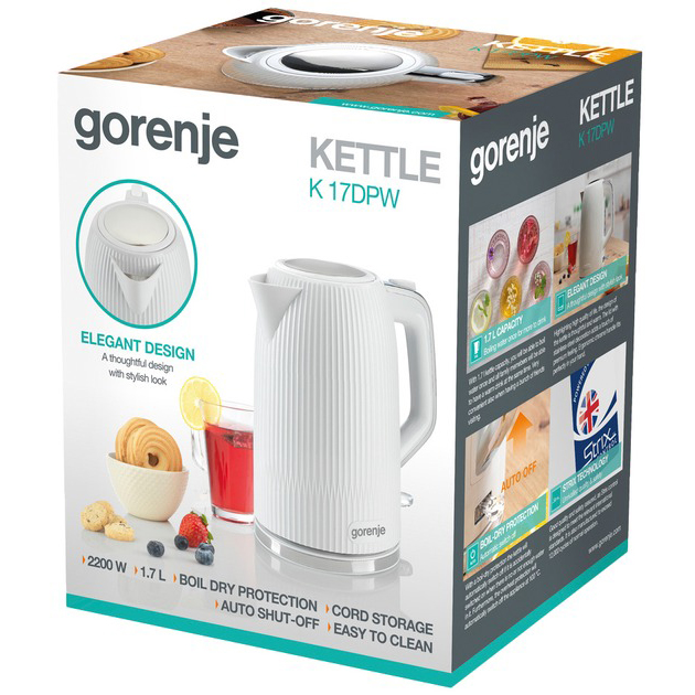 Электрический чайник Gorenje K17DPW фото №10