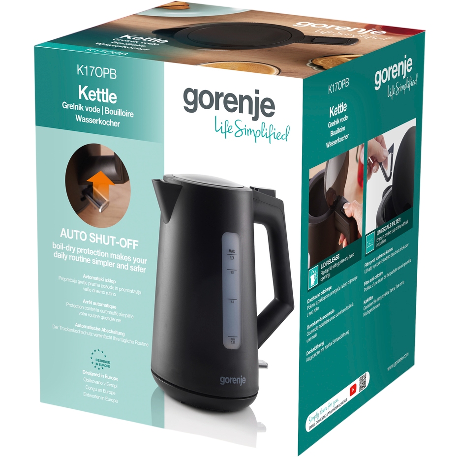 Электрический чайник Gorenje K17OPB фото №9
