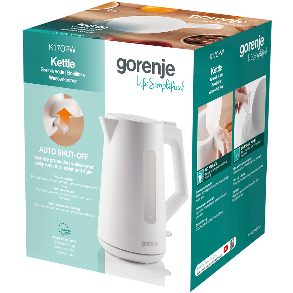 Электрический чайник Gorenje K17OPW фото №7