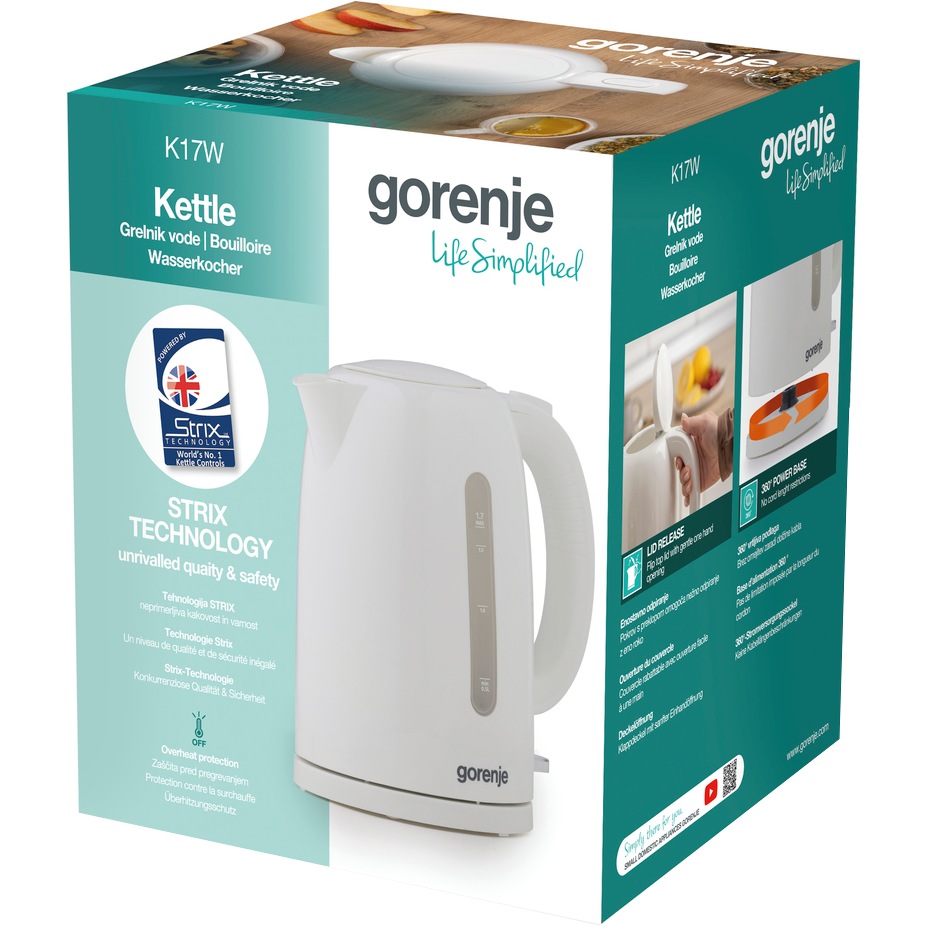 Электрический чайник Gorenje K17W фото №10