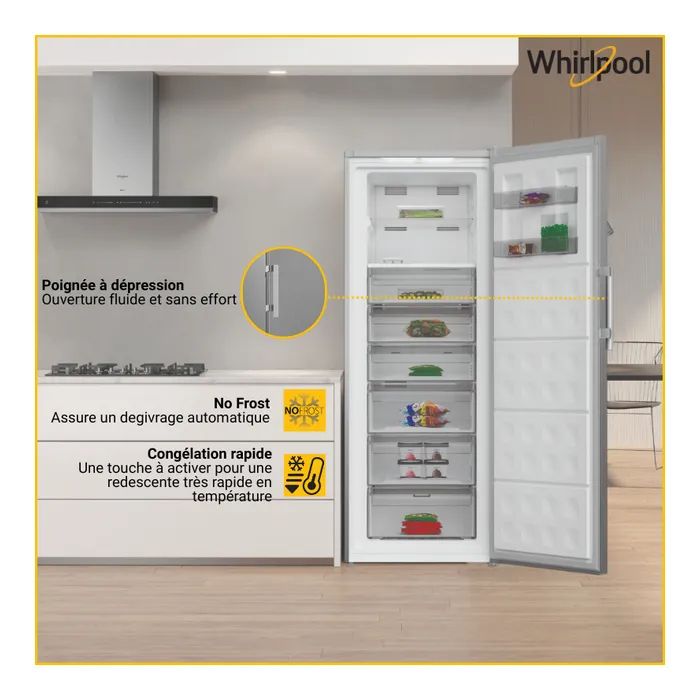 Морозильная камера Whirlpool WHFF6403X4E фото №7