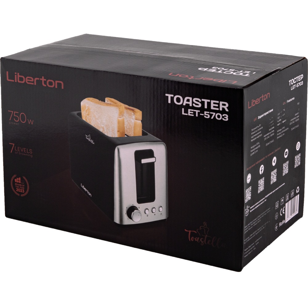 Тостер Liberton LET-5703 фото №10