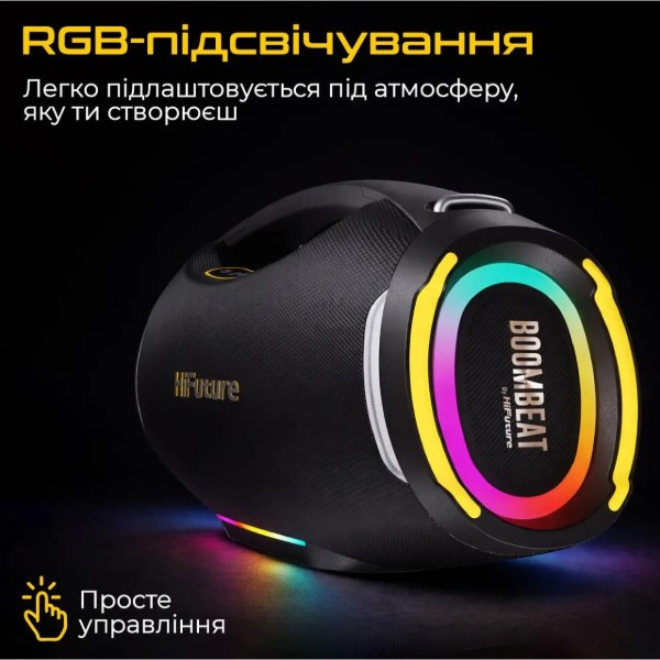 Портативна колонка HiFuture boombeat.black фото №5