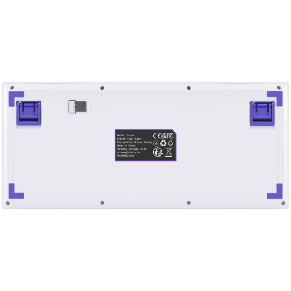 Клавиатура Proove Gaming Coupe (Ukraine Layout) (white/purple) фото №10