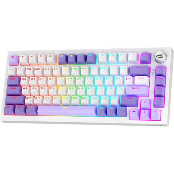 Клавиатура Proove Gaming Coupe (Ukraine Layout) (white/purple) фото №2
