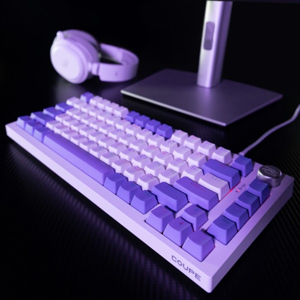 Клавиатура Proove Gaming Coupe (Ukraine Layout) (white/purple) фото №5