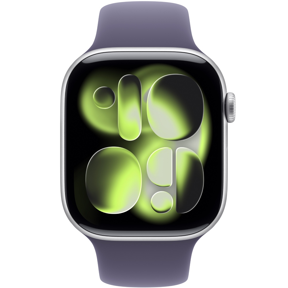 Смарт-годинник Apple Watch 11 GPS 42mm Silver Aluminium Case Purple Fog Sport Band S/M MEU64 фото №2